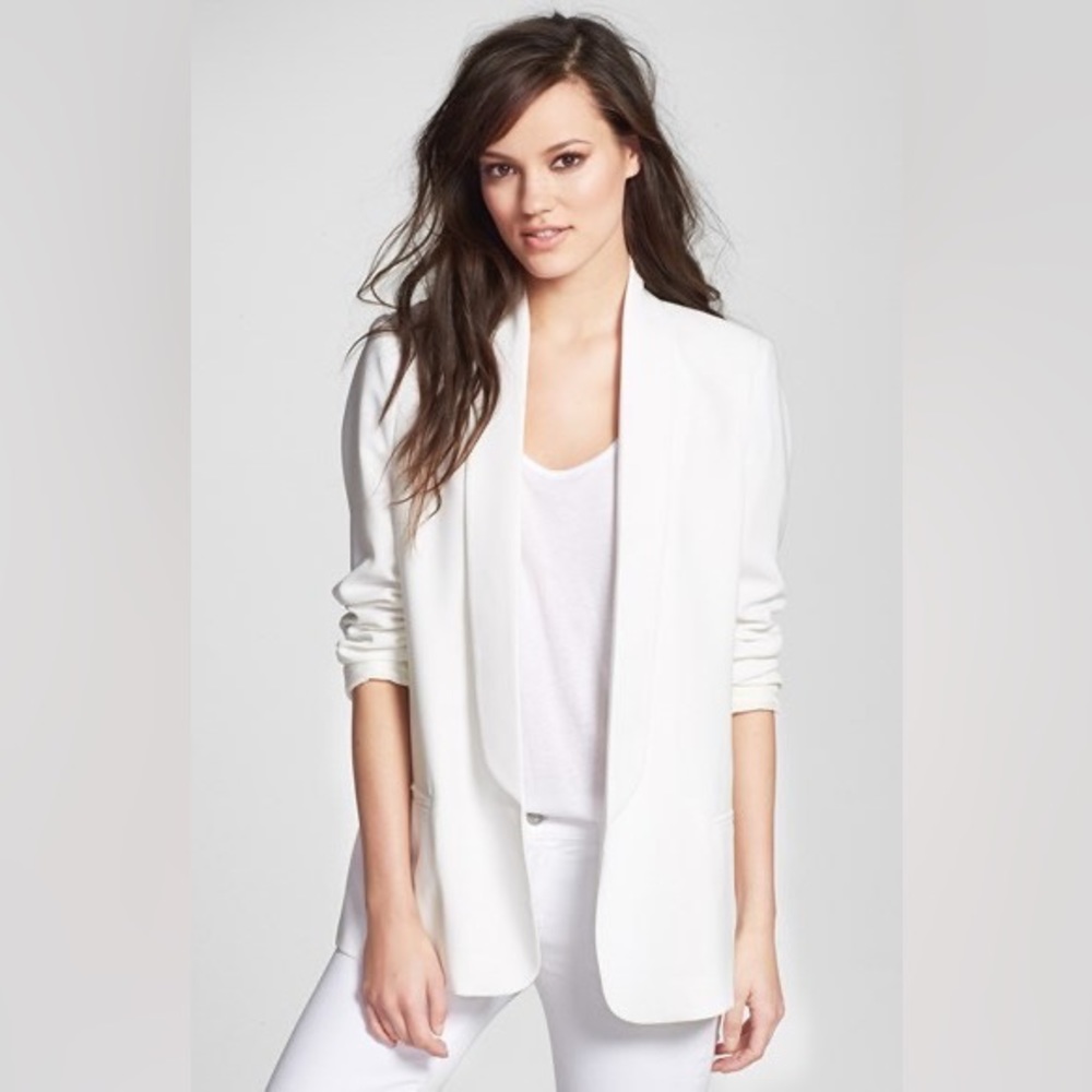 Mural Slouchy Boyfriend Blazer